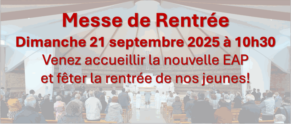 Messe de rentrée pastorale